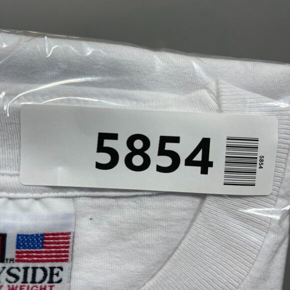 VTG 4th Of July Shirt Jonathan Adult Extra Large White Short Sleeve MADE IN USA - Picture 11 of 11